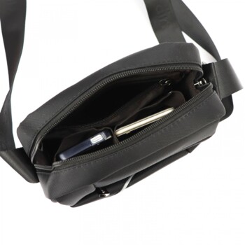 Pánská taška přes rameno černá - Pierre Cardin Eduardo