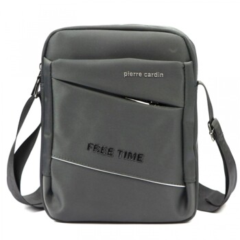 Pánská taška přes rameno šedá - Pierre Cardin Walid