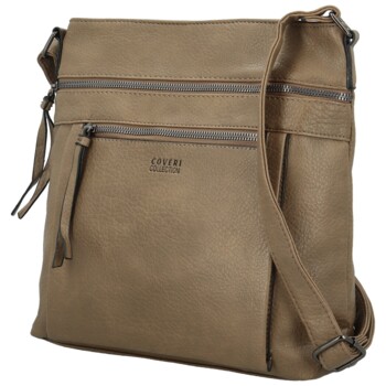 Dámská crossbody kabelka taupe - Coveri Daleina new