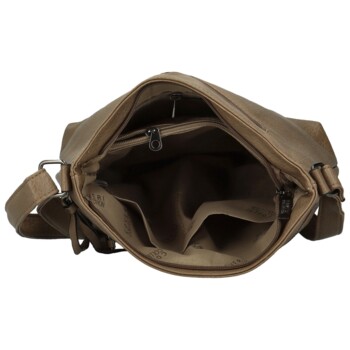 Dámská crossbody kabelka taupe - Coveri Daleina new