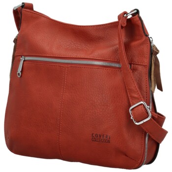 Dámská crossbody kabelka červená - Coveri Kara