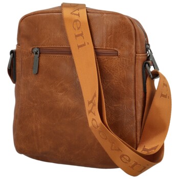 Pánská crossbody taška camel - Coveri Kaan
