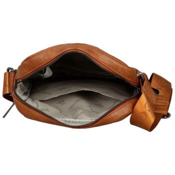 Pánská crossbody taška camel - Coveri Kaan