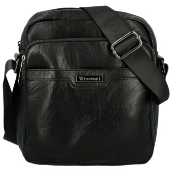 Pánská crossbody taška černá - Coveri Kaan