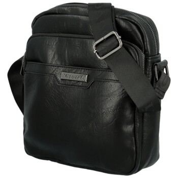 Pánská crossbody taška černá - Coveri Kaan