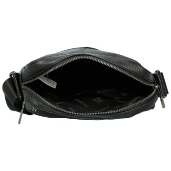 Pánská crossbody taška černá - Coveri Kaan