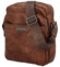 Pánská crossbody taška hnědá - Coveri Kaan
