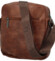 Pánská crossbody taška hnědá - Coveri Kaan