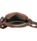 Pánská crossbody taška hnědá - Coveri Kaan