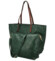 Dámský set kabelek tmavě zelený - Paolo bags Yema