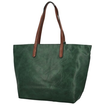 Dámský set kabelek tmavě zelený - Paolo bags Yema