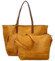 Dámský set kabelek žlutý - Paolo bags Yema
