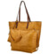 Dámský set kabelek žlutý - Paolo bags Yema