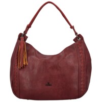 Dámská kabelka na rameno vínová - Coveri Elanora