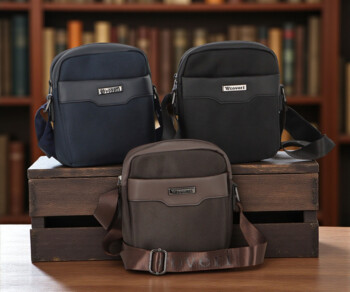 Pánská crossbody taška tmavě modrá - Coveri Santino