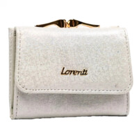 Dámská kožená peněženka stříbrná - Lorenti Sisa