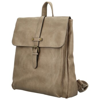 Dámský batoh tmavě béžový - Paolo bags Vanetia