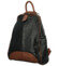 Dámský kabelko/batůžek černo/hnědý - Paolo bags Matti