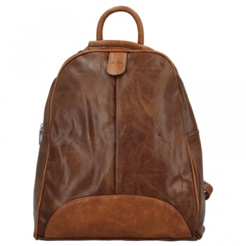 Dámský kabelko/batůžek hnědý - Paolo bags Matti