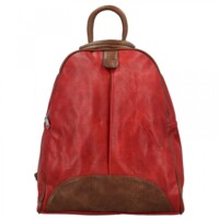 Dámský kabelko/batůžek červený - Paolo bags Matti
