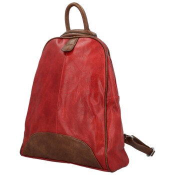 Dámský kabelko/batůžek červený - Paolo bags Matti