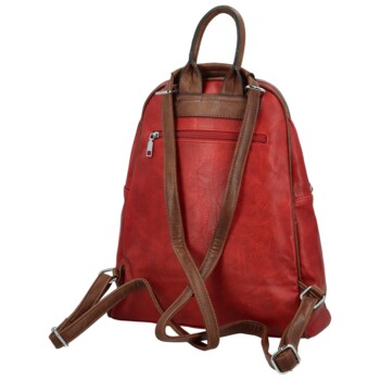 Dámský kabelko/batůžek červený - Paolo bags Matti