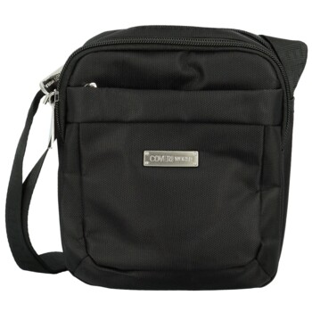 Pánská crossbody taška černá - Coveri Savvas