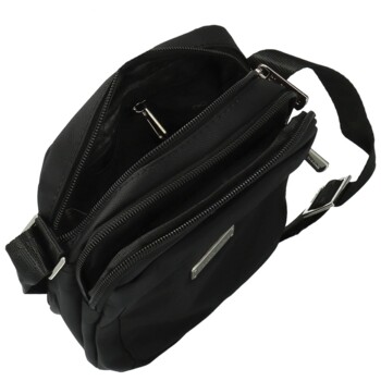 Pánská crossbody taška černá - Coveri Savvas