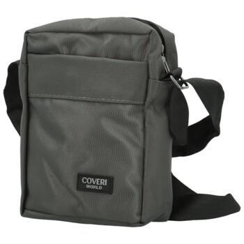 Pánská crossbody taška šedá - Coveri Remig