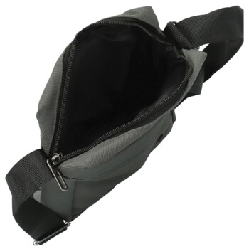 Pánská crossbody taška šedá - Coveri Remig