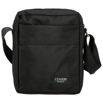 Pánská crossbody taška černá - Coveri Remig