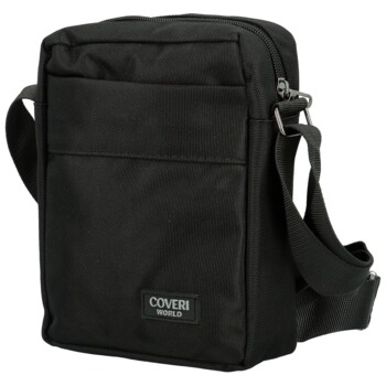 Pánská crossbody taška černá - Coveri Remig