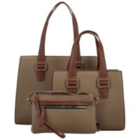 Dámský set kabelek khaki - Maria C Savina