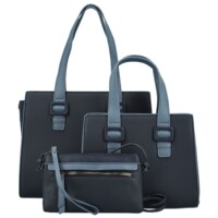 Dámský set kabelek tmavě modrý - Maria C Savina