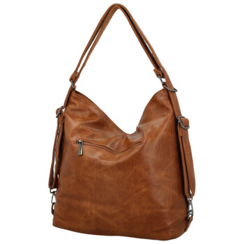 Dámský kabelko/batoh hnědý - Paolo bags Vasilia