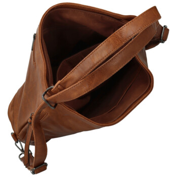 Dámský kabelko/batoh hnědý - Paolo bags Vasilia