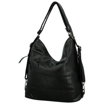 Dámský kabelko/batoh černý - Paolo bags Vasilia