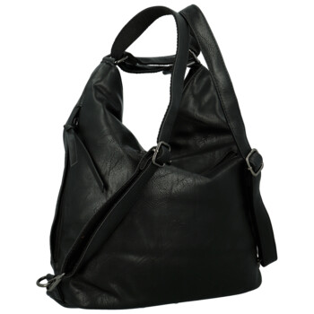 Dámský kabelko/batoh černý - Paolo bags Vasilia
