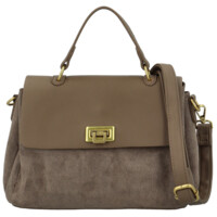 Dámská kabelka do ruky tmavě béžová - Paolo bags Tess