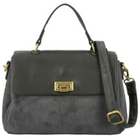 Dámská kabelka do ruky tmavě šedá - Paolo bags Tess