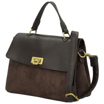 Dámská kabelka do ruky coffee - Paolo bags Tess