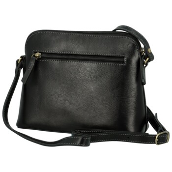 Dámská kožená crossbody/taška černá - Katana Akíra