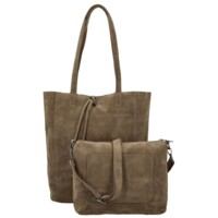 Dámský set kabelek tmavě béžový - Paolo bags Viorel