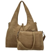 Dámský set kabelek camel - Paolo bags Sherika