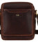 Pánská kožená taška hnědá - Peterson Tarik