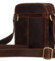 Pánská kožená taška hnědá - Peterson Tarik
