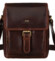 Pánská kožená taška hnědá - Peterson Salmon