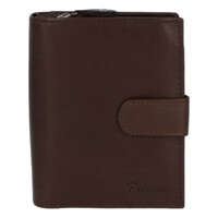 Kožená peněženka hnědá - Delami 101