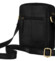 Pánská kožená crossbody taška černá - Peterson Kadri
