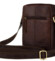 Pánská kožená crossbody taška hnědá - Peterson Kadri